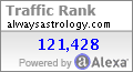 Alexa Certified Traffic Ranking for alwaysastrology.com