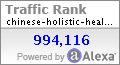 Alexa Certified Traffic Ranking for chinese-holistic-health-exercises.com