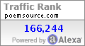 Alexa Certified Traffic Ranking for poemsource.com