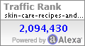 Alexa Certified Traffic Ranking for skin-care-recipes-and-remedies.com
